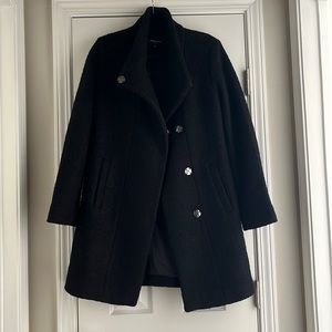 Women's Black Kenneth Cole Peacoat Size Small